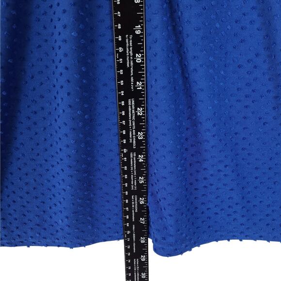 Zac & Rachel Blue Textured Blouse - Picture 5 of 7